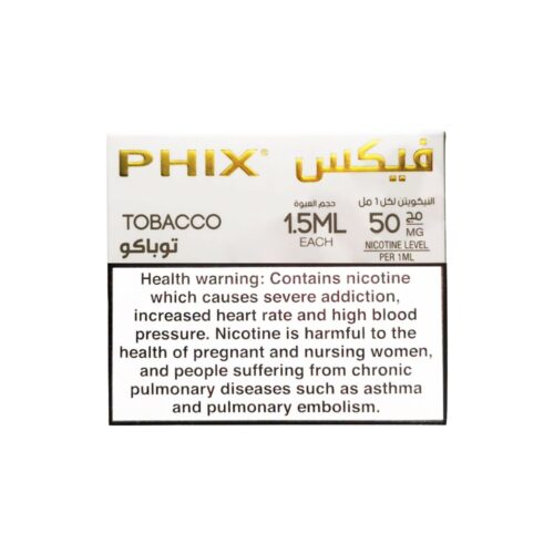 PHIX Pods –Tobacco  Flavor (Pack of 4)